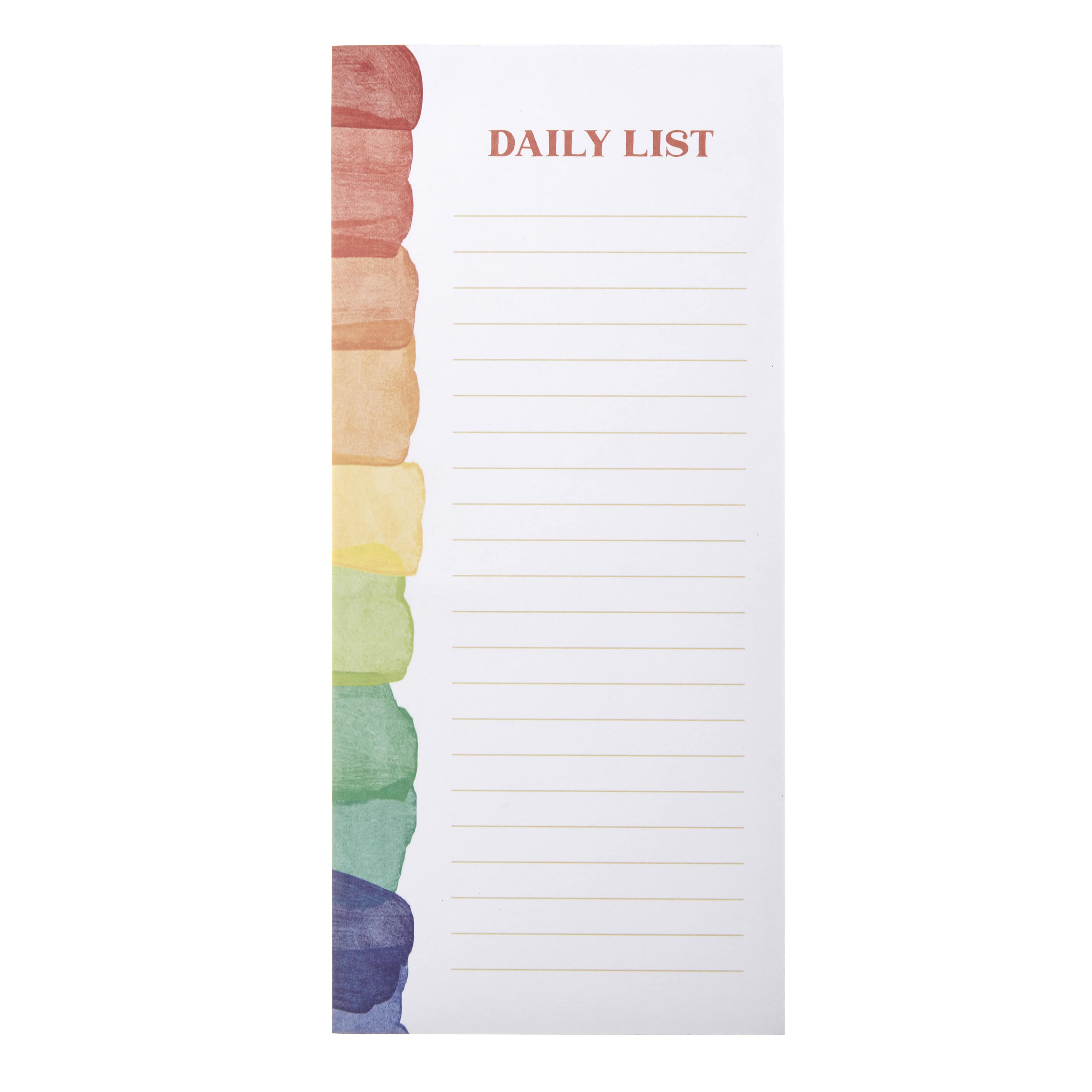 Rainbow Daily List Magnetic Notepad | Gartner Studios – Gartner Studios ...